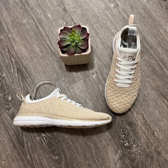 APL Athletic Propulsion Labs Techloom Phantom Running Shoes Tan Sz 10 - Picture 2 of 12